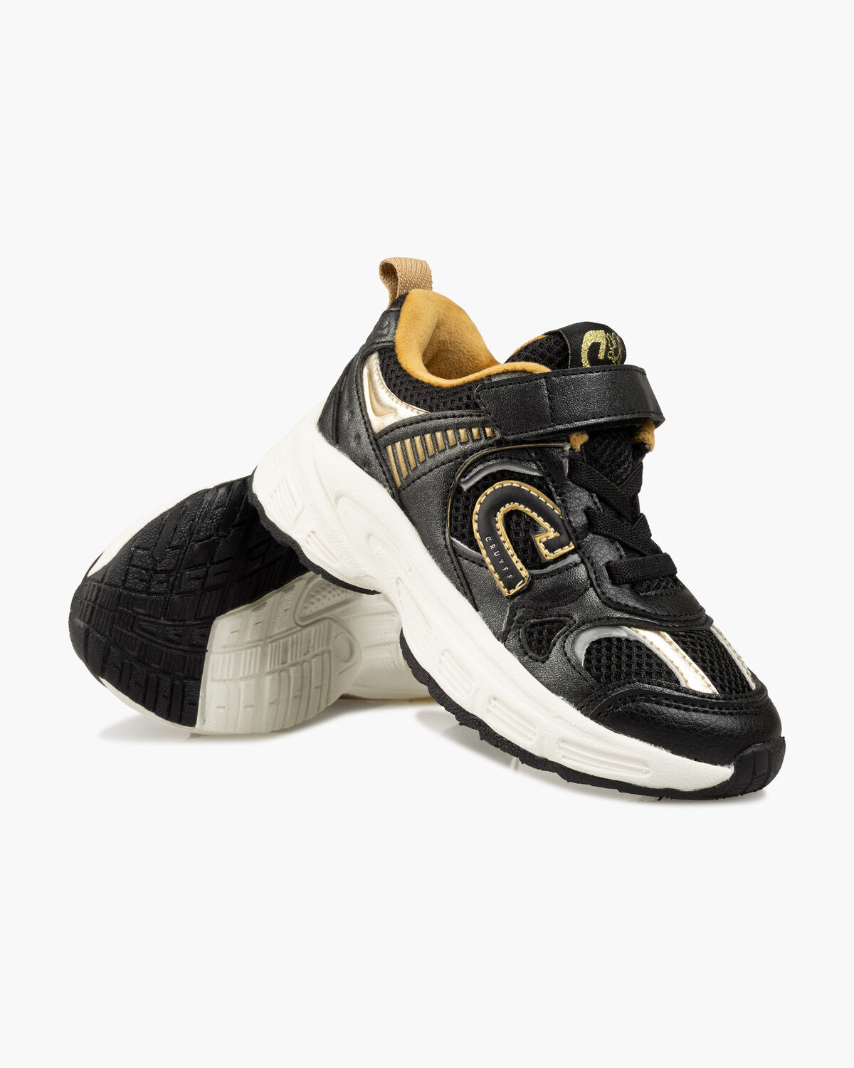 Marti Velcro, Black/Gold, hi-res